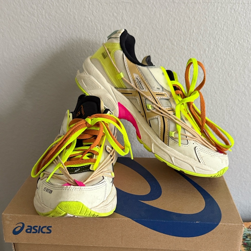 Asics x P.E Nation GEL-1130 the cream and black Size 8,5